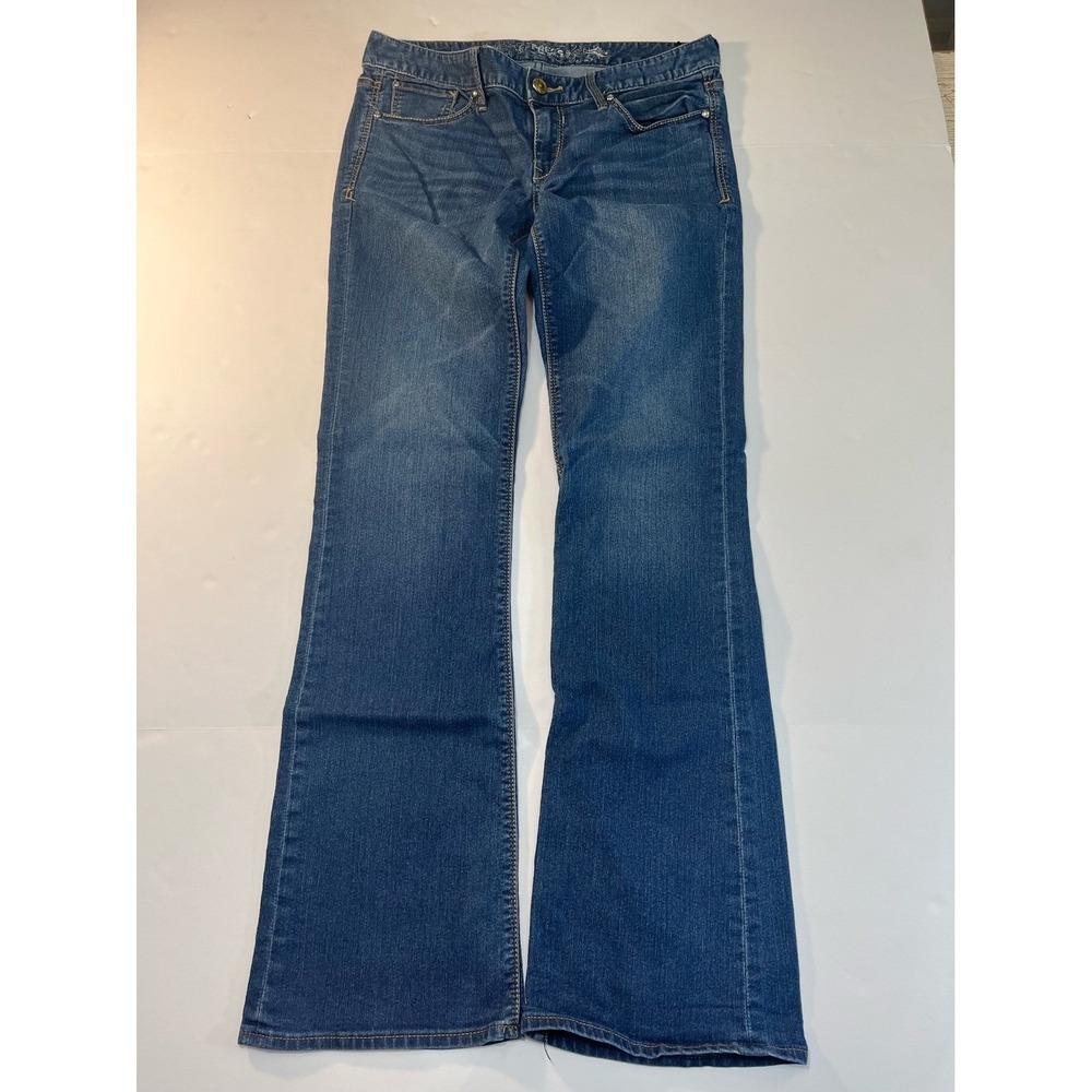 Express Flare Jeans Womens 6 Stella Boot Cut Low Rise Stretch Y2K Boho Hippie